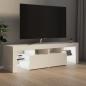 Preview: ARDEBO.de - TV-Schrank mit LED-Beleuchtung Hochglanz-Weiß 140x36,5x40 cm
