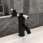 Preview: Waschtischarmatur Schwarz 130x180 mm