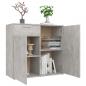 Preview: Sideboard Betongrau 80x36x75 cm Holzwerkstoff