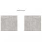 Preview: Sideboard Betongrau 80x36x75 cm Holzwerkstoff