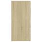 Preview: Sideboard Sonoma-Eiche 160x36x75 cm Holzwerkstoff