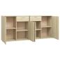 Preview: Sideboard Sonoma-Eiche 160x36x75 cm Holzwerkstoff