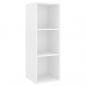 Preview: TV-Wandschrank Weiß 37x37x107 cm Holzwerkstoff