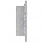 Preview: LED-Bad-Spiegelschrank Betongrau 80x12x45 cm Acryl
