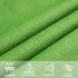Preview: Sonnensegel 160 g/m² Hellgrün 3x3x4,2 m HDPE
