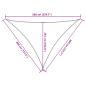 Preview: Sonnensegel 160 g/m² Hellgrün 4x4x5,8 m HDPE