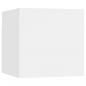 Preview: TV-Wandschrank Weiß 30,5x30x30 cm