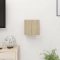 Preview: TV-Wandschrank Sonoma-Eiche 30,5x30x30 cm