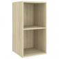 Preview: TV-Wandschrank Sonoma-Eiche 37x37x72 cm Holzwerkstoff