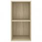 Preview: TV-Wandschrank Sonoma-Eiche 37x37x72 cm Holzwerkstoff