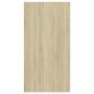 Preview: TV-Wandschrank Sonoma-Eiche und Weiß 37x37x72 cm Holzwerkstoff