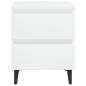Preview: Nachttische 2 Stk. Weiß 40x35x50 cm Holzwerkstoff