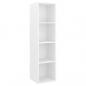 Preview: TV-Wandschrank Weiß 37x37x142,5 cm Holzwerkstoff