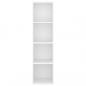 Preview: TV-Wandschrank Weiß 37x37x142,5 cm Holzwerkstoff