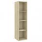 Preview: TV-Wandschrank Sonoma-Eiche 37x37x142,5 cm Holzwerkstoff