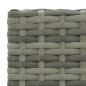 Preview: 3-tlg. Gartenbar-Set Poly Rattan Grau