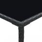 Preview: 3-tlg. Gartenbar-Set Poly Rattan Schwarz