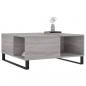 Preview: Couchtisch Grau Sonoma 80x80x36,5 cm Holzwerkstoff