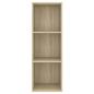 Preview: TV-Wandschrank Sonoma-Eiche 37x37x107 cm Holzwerkstoff