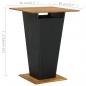 Preview: 9-tlg. Gartenbar-Set mit Kissen Poly Rattan Schwarz