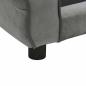 Preview: Hundesofa Dunkelgrau 72x45x30 cm Plüsch 