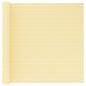 Preview: ARDEBO.de - Balkon-Sichtschutz Beige 90x500 cm HDPE 