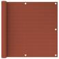 Preview: ARDEBO.de - Balkon-Sichtschutz Terracotta-Rot 90x400 cm HDPE