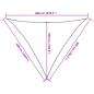 Preview: Sonnensegel 160 g/m² Schwarz 5x5x6 m HDPE