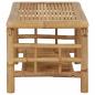 Preview: 4-tlg. Garten-Lounge-Set mit Auflagen Bambus