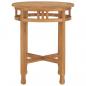 Preview: Bistrotisch Ø60x60 cm Teak Massivholz  