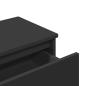 Preview: Nachttische 2 Stk. Schwarz 40x30x39 cm Holzwerkstoff