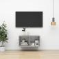 Preview: ARDEBO.de - TV-Wandschrank Betongrau 37x37x72 cm Holzwerkstoff