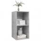 Preview: TV-Wandschrank Betongrau 37x37x72 cm Holzwerkstoff