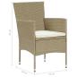 Preview: 5-tlg. Garten-Essgruppe Beige