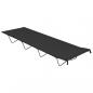 Preview: Campingbetten 2 Stk. 180x60x19 cm Oxford-Gewebe Stahl Schwarz