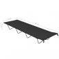 Preview: Campingbetten 2 Stk. 180x60x19 cm Oxford-Gewebe Stahl Schwarz