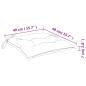 Preview: Stuhlkissen 6 Stk. Mehrfarbig 40x40x7 cm Stoff