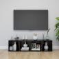 Preview: TV-Schrank Hochglanz-Schwarz 37x35x37 cm Holzwerkstoff