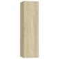 Preview: ARDEBO.de - TV-Schränke 2 Stk. Sonoma-Eiche 30,5x30x110 cm Holzwerkstoff