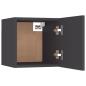 Preview: Nachttische 2 Stk. Grau 30,5x30x30 cm Holzwerkstoff