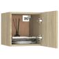 Preview: Nachttisch Sonoma-Eiche 30,5x30x30 cm Holzwerkstoff