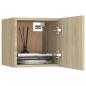 Preview: Nachttisch Sonoma-Eiche 30,5x30x30 cm Holzwerkstoff