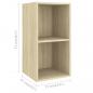 Preview: 3-tlg. TV-Schrank-Set Sonoma-Eiche Holzwerkstoff