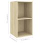 Preview: 3-tlg. TV-Schrank-Set Sonoma-Eiche Holzwerkstoff