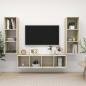 Preview: ARDEBO.de - 3-tlg. TV-Schrank-Set Sonoma-Eiche Holzwerkstoff