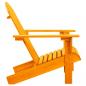 Preview: Adirondack-Gartenstuhl Massivholz Tanne Orange