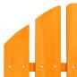 Preview: Adirondack-Gartenstuhl Massivholz Tanne Orange