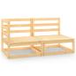 Preview: 2-tlg. Garten-Lounge-Set Massivholz Kiefer