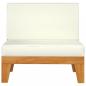 Preview: 10-tlg. Garten-Lounge-Set mit Kissen Massivholz Akazie