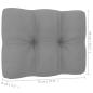 Preview: 6-tlg. Garten-Lounge-Set mit Kissen Massivholz Kiefer